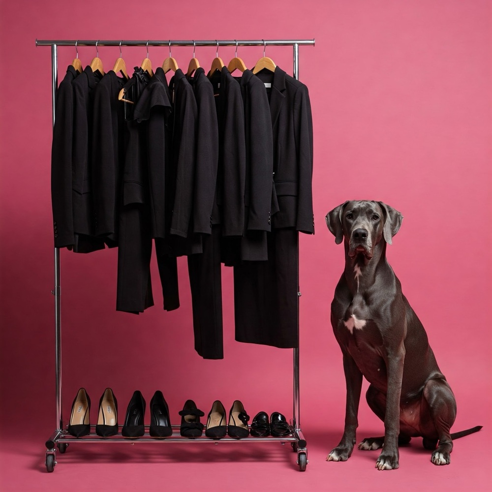 DONNYBROOK Black Wool Cuff Coat